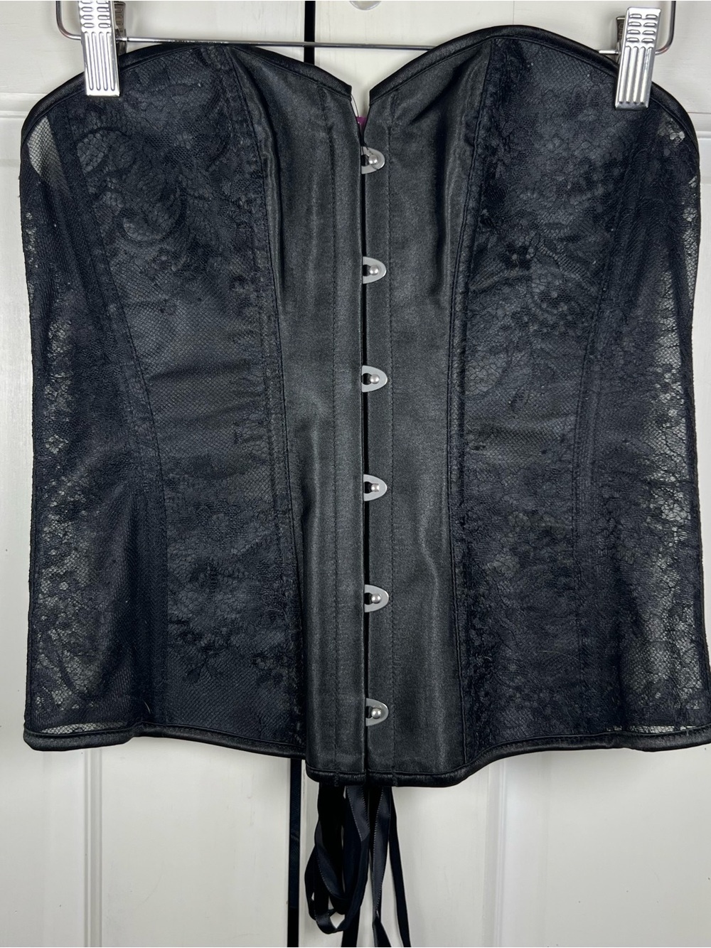 NWT Adore Me Ashoka Boned Corset Sheer Lace Size Medium - Picture 11 of 12